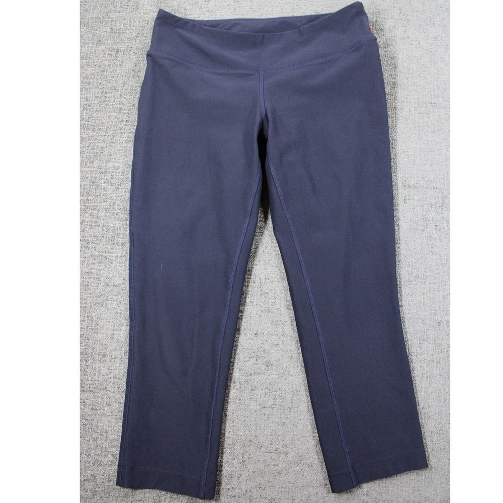 Mondetta Womens Navy Blue Cropped Activewear Leggings Size Small RN88201